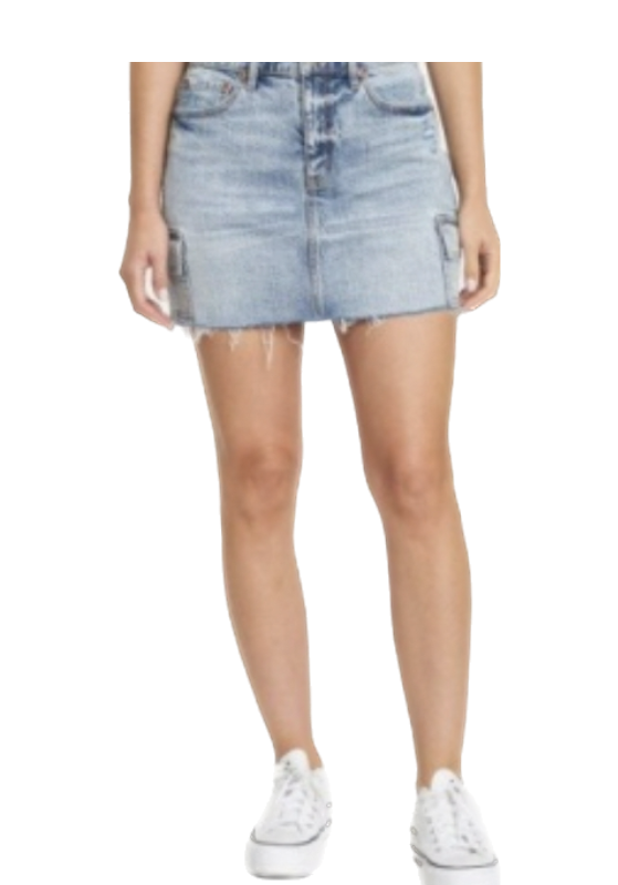 Immymart Cargo Jean Skirt